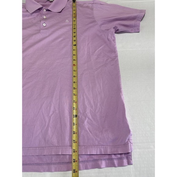 Peter Millar Shirt Men XL Purple Polo Golf Preppy Button Cotton Casual - Picture 12 of 15